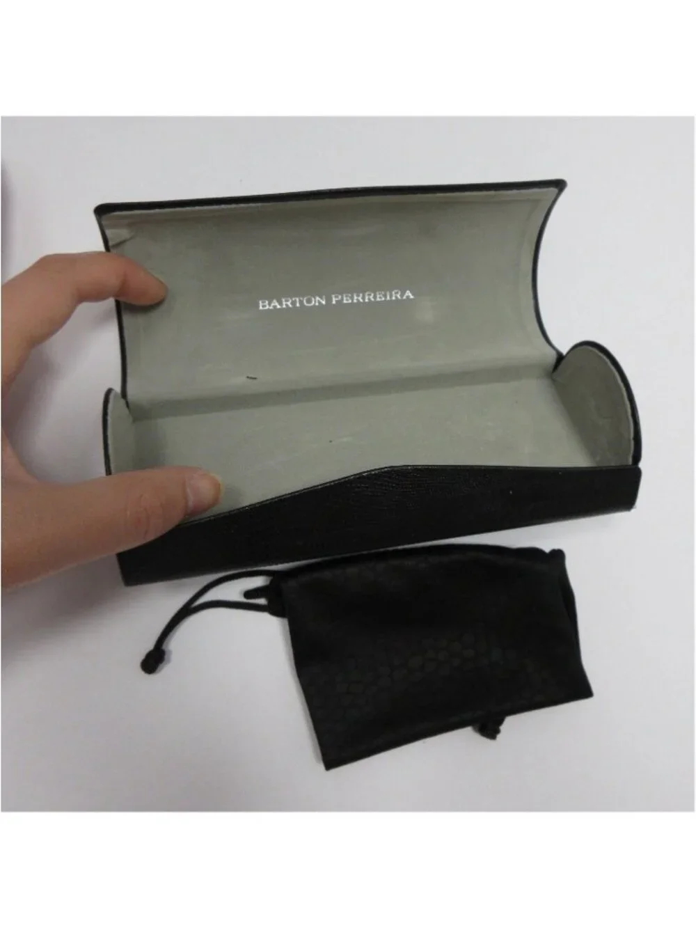 Barton Perreira Eyeglasses White Rectangular Rounded 47-24-149